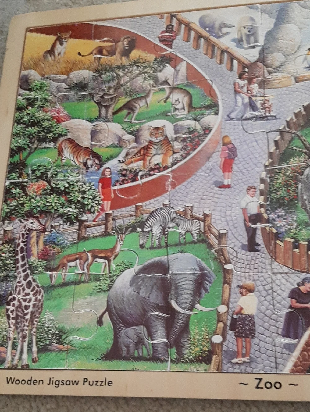 Melissa & Doug Wooden Jigsaw Tray Puzzle - 24 Pieces